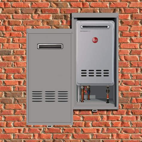 electric tankless water heater enclosures|exterior tankless water heater cover.